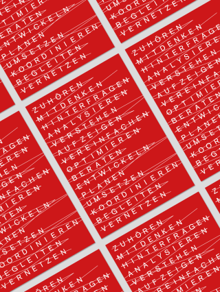 Projektnetzwerk Cards Corporate Definitiv Design Nadine Kamber