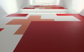 Schweizerisches Rotes Kreuz Wandgestaltung Raum Definitiv Design