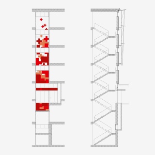 Schweizerisches Rotes Kreuz Wandgestaltung Raum Definitiv Design
