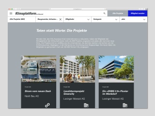 Klimaplattform Bern Website Web Definitiv Design