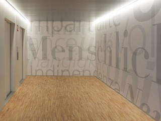 Schweizerisches Rotes Kreuz Wandgestaltung Raum Definitiv Design