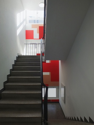 Schweizerisches Rotes Kreuz Wandgestaltung Raum Definitiv Design